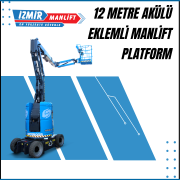 12 metre akulu eklemli manlift platform