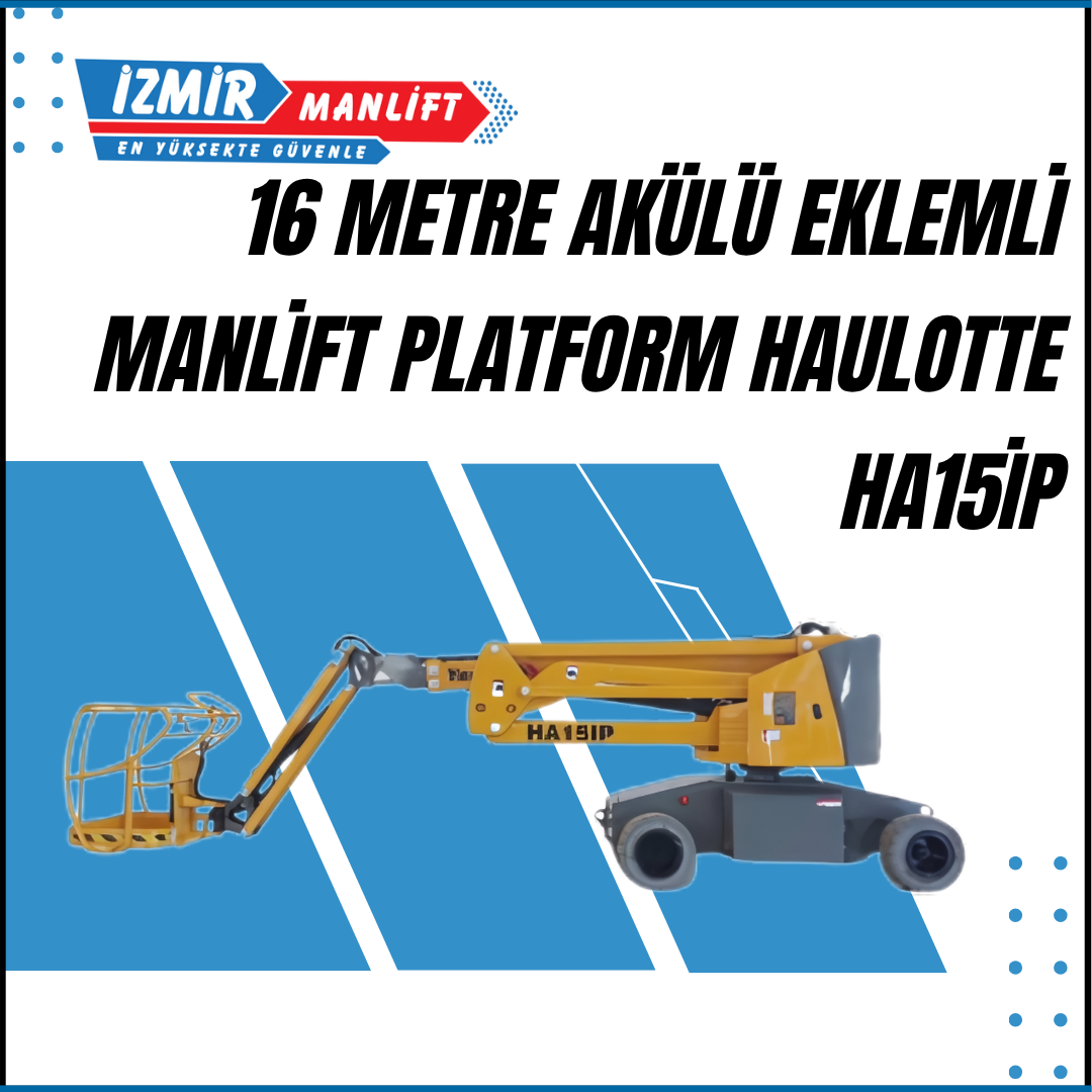 16 metre akulu eklemli manlift platform haulotte ha15ip