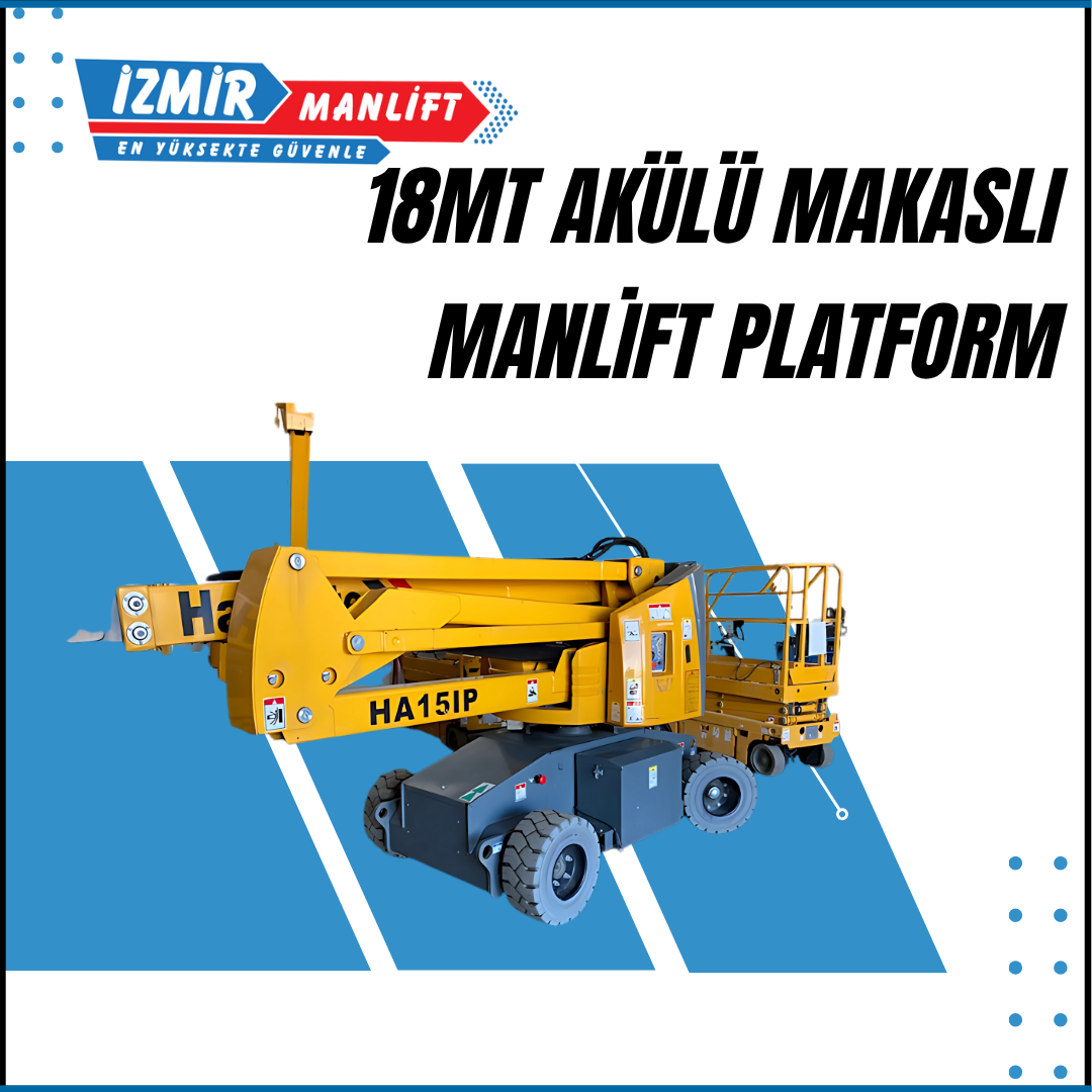 18mt akulu makasli manlift platform