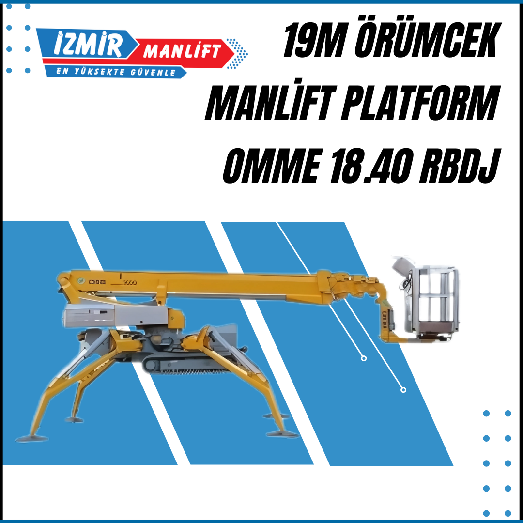 19m orumcek manlift platform omme 18.40 rbdj