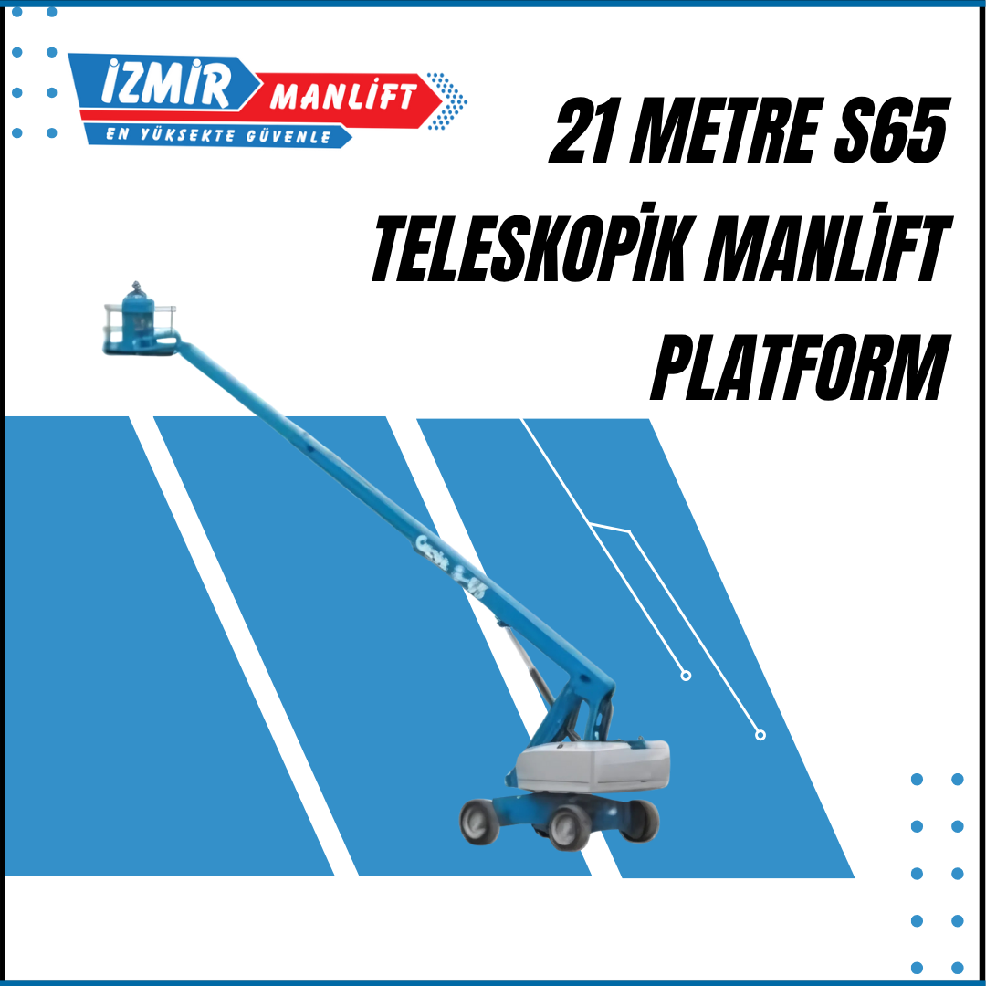 21 metre s65 teleskopik manlift platform