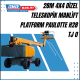 28m 4x4 dizel teleskopik manlift platform paulotte h28 tj o