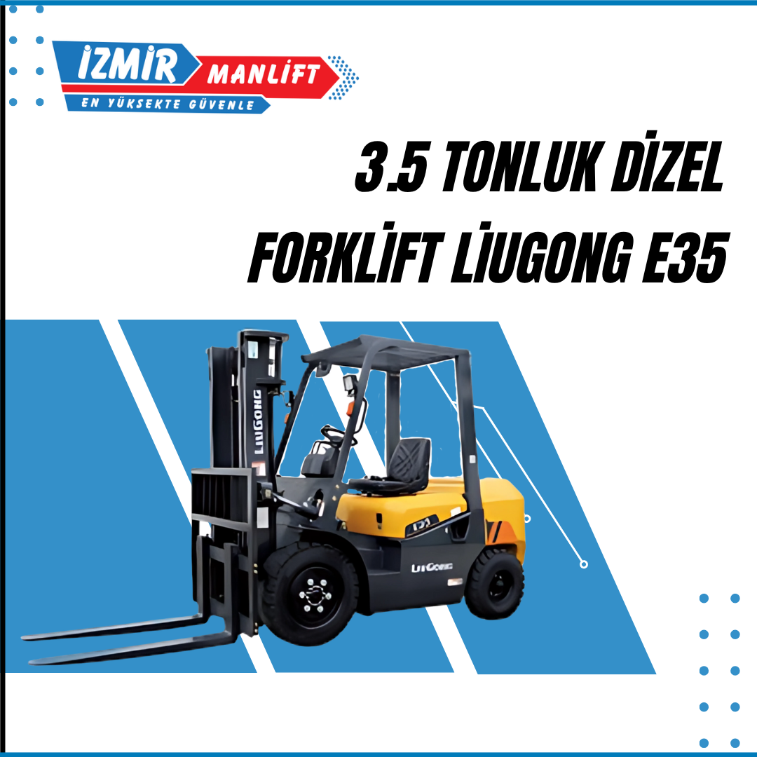 3.5 tonluk dizel forklift liugong e35