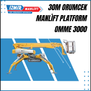 30m orumcek manlift platform omme 18.40 rbdj