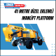 41 metre dizel eklemli manlift platform