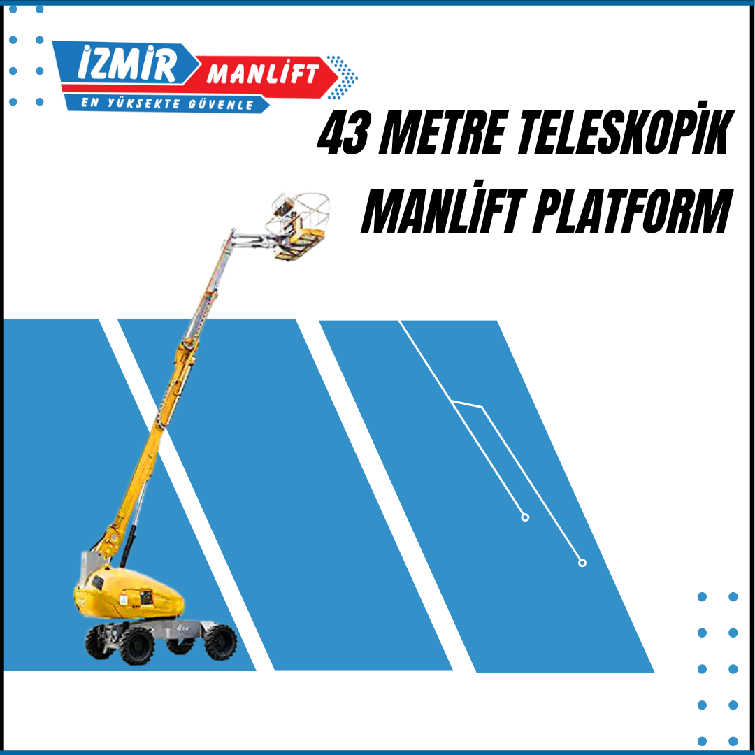 43 metre teleskopik manlift platform