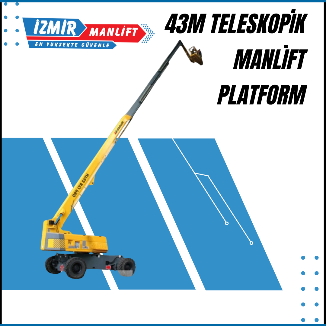 43m teleskopik manlift platform