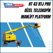 ht 43 rtj pro dizel teleskopik manlift platform