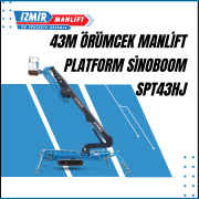 43m orumcek manlift platform sinoboom spt43hj