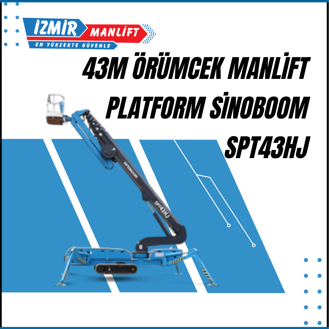 43m orumcek manlift platform sinoboom spt43hj